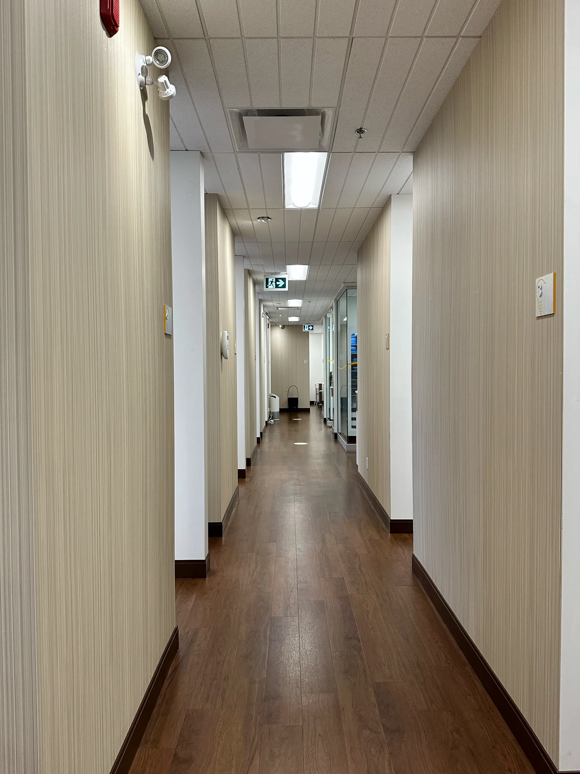 Clinic hallway